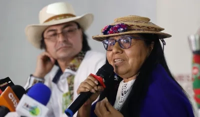 Secretario de la Organización Nacional Indígena de Colombia y vocera de Autoridades Indígenas del Suroccidente.