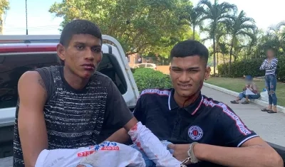 Fredy De Jesús Zabala y Jonathan David Tirado De La Cerda.
