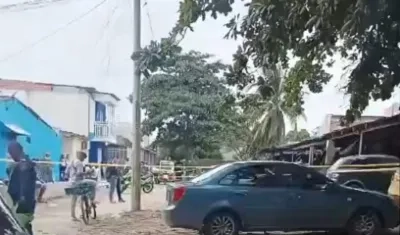  Lugar donde fue encontrado el cuerpo del hombre en un taxi