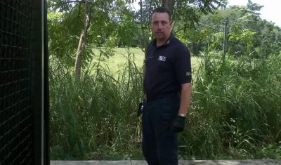 El agente federal Luis Alberto Olivas.