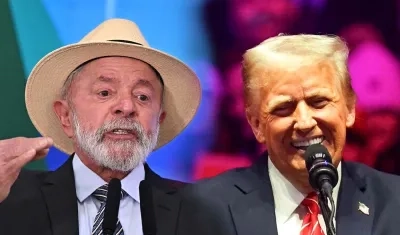 Lula da Silva y Donald Trump.
