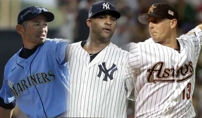 Ichiro Suzuki, CC Sabathia y Billy Wagner.