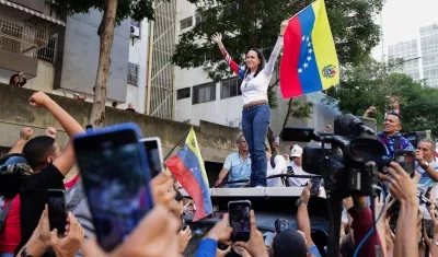 La líder opositora María Corina Machado.