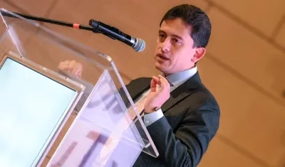 El ministro de Comercio, Industria y Turismo, Luis Carlos Reyes Hernández.
