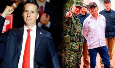 Bernie Moreno y Gustavo Petro.