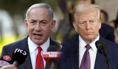 Benjamín Netanyahu y Donald Trump.
