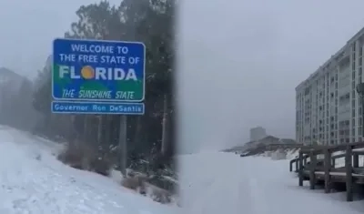 Nieve en Estados Unidos.