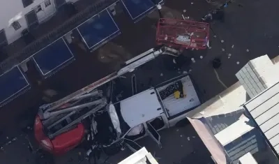 Camioneta con la que se cometió el hecho.