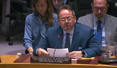 Carlos Ruiz Massieu, representante del Secretario General de la ONU en Colombia.