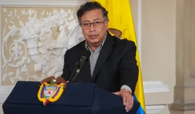 El Presidente Gustavo Petro.