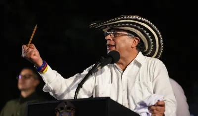 El Presidente Gustavo Petro.