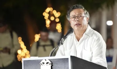 El Presidente Gustavo Petro.
