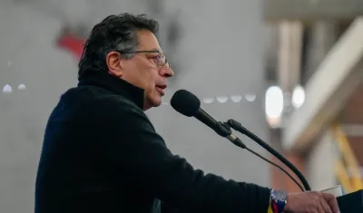 El Presidente Gustavo Petro.