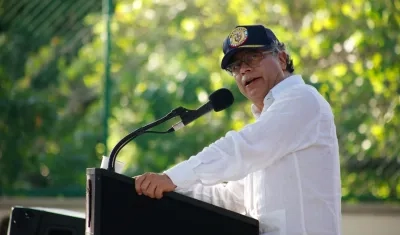 El Presidente Gustavo Petro.