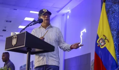 El Presidente Gustavo Petro.