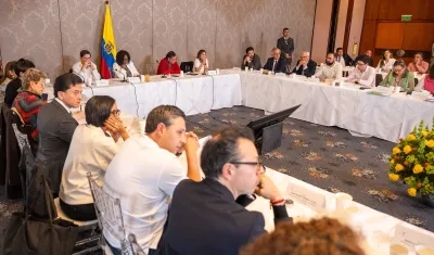 Reunión del Presidente Petro con sus ministros y demás funcionarios. 