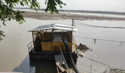 Sequía en el Río Magdalena.