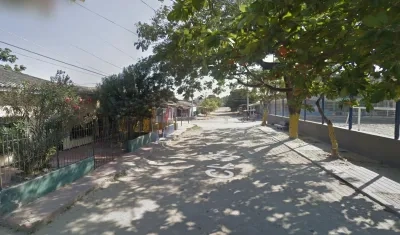 Lugar de los hechos en el barrio Rebolo.