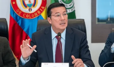 El Registrador Nacional, Hernán Penagos. 