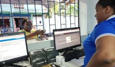 Imagen de la atención en SuperGIROS.