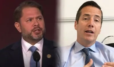 El demócrata Rubén Gallego y el republicano Bernie Moreno. 