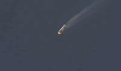 Starship en su despegue.