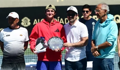 Tenista estadounidense Keaton Hance.