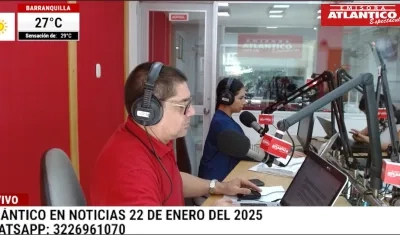 Transmisión de Atlántico en Noticias.