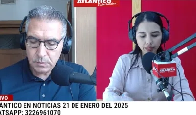 Transmisión de Atlántico en Noticias.