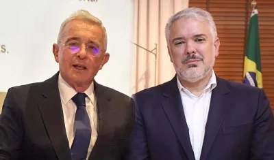 Álvaro Uribe e Iván Duque.