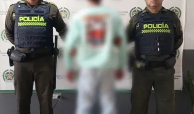 Adolescente aprehendido. 