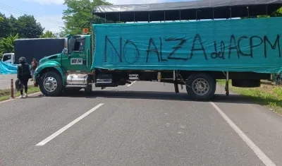 Transportadores exigen al Gobierno cumplir con los acuerdos.