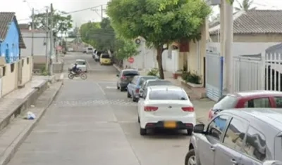 Calle 42 entre carreras 32 y 33, lugar de los hechos. 