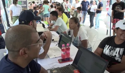 Jornada de oferta institucional en barrios. 
