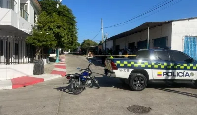 Lugar donde ocurrió el crimen en La Paz. 