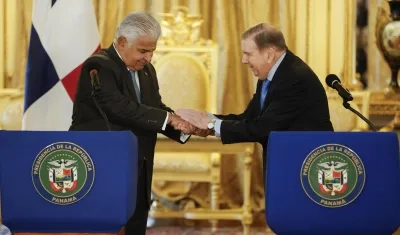 José Raúl Mulino y Edmundo González en Panamá.