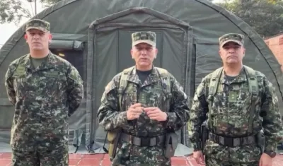 Mayor General Giovanni Rodríguez, comandante de la Segunda División del Ejército.