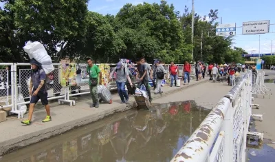 Frontera de Colombia con Venezuela.