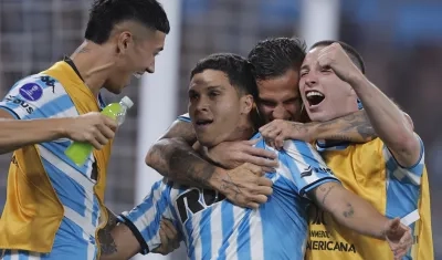 Juan Fernando Quintero fue clave para que Racing se coronara campeón de la Copa Sudamericana.