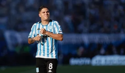 Juan Fernando Quintero dijo adiós a Racing de Avellaneda.