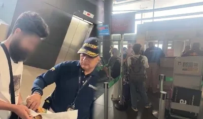 Controles de Migración en El Dorado. 