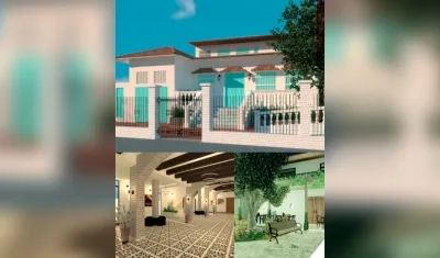 Render de la Casa Laskar, en Puerto Colombia.