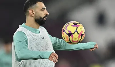 Mohamed Salah, delantero egipcio del Liverpool. 