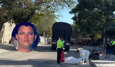 Jorge Logreira, víctima del siniestro vial. 