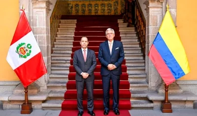 En Lima se reunieron los Vicecancilleres Peter Camino Cannock, de Perú, y su homólogo colombiano Daniel Ávila Camacho.