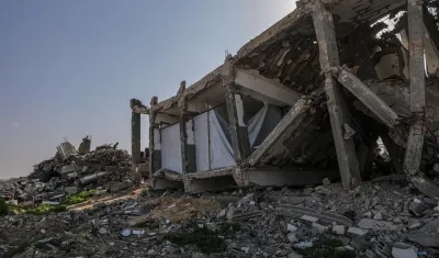Destrucción en el norte de la Franja de Gaza.