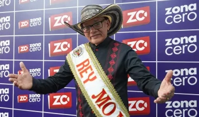 Rey Momo del Carnaval 2025, Gabriel Marriaga en Zona Cero.