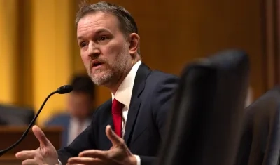 El nominado del Presidente Donald Trump para representante comercial de EE.UU., Jamieson Greer.