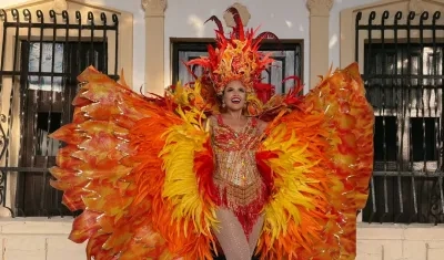 Jarilyn Fandiño, Reina del Carnaval de Santo Tomás. 
