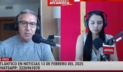 Transmisión de Atlántico en Noticias.